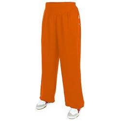 wu designs Baumwolle (Leicht) Damen Kung Fu & Yoga Trainingshose Orange 190 von wu designs