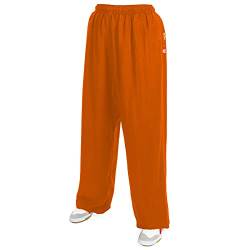 wu designs Baumwolle (Leicht) Kung Fu & Tai Chi Trainingshose Orange 180 von wu designs