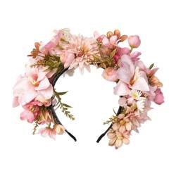 Ethnisches Blumen Stirnband Modisches Florales Trendiges Haarschmuck Blumen Haar Accessoire Für Partys Stilvolles Stirnband Mit Blumen von xbiez