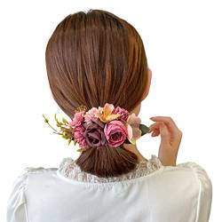 Hochzeits-Haarkamm, Kopfschmuck, Hochzeitshaar, Blumen-Haarkamm, Braut-Haarkamm, Blumen-Haarkämme für Frauen, Seitenkamm, Braut-Haarkamm von xbiez