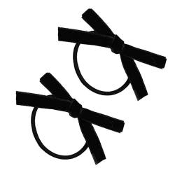xbiez 2 Stück Schwarze Schleifen Haarspangen Seil Für Damen Und Mädchen Niedliche Samt Haarnadeln Haarspangen Elegante Kopfbedeckung Haar Accessoires Haarspangen Für Make Up von xbiez