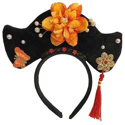 xbiez Chinesische alte Prinzessinnen-Haarband, Cosplay-Kopfbedeckung für Frauen und Mädchen, zum Fotografieren, rutschfestes Haarband, Cosplay-Stirnbänder für Frauen, Cosplay, Stirnband, uralte, von xbiez