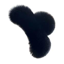 xbiez Modische Haarspange Stilvolle Haarklammern Vielseitige Haarnadel Haarspange Kunstfell Material Für Verspielte Mädchen Outfits Acryl Haarspange von xbiez