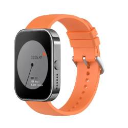 xhKJO 22mm Armband für CMF Watch Pro Strap, Silikon Ersatzband Uhrenarmband Silikonband, Uhrenarmbänder Strap Armbänder Bracelet für CMF by Nothing Watch Pro Smart Watch Accessoires (orange) von xhKJO
