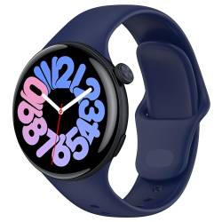 xhKJO Uhrenarmbänder für Vivo Watch 3 Strap, Silikon Ersatzband Uhrenarmband Silikonband, Armband Strap Armbänder Bracelet für Vivo Watch 3 Smart Watch Accessoires (Blau) von xhKJO