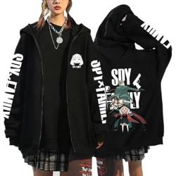 Anime Spy x Family Zip Hoodie Unisex Anime Print Zip Sweatshirt Long Sleeve Pullover Hooded Sweatshirt Cosplay Kleidung Teenage Trend Harajuku Style Sweatshirt... von xhomeshop