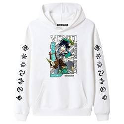 Harajuku Anime Spiel Genshin Impact Hoodie Venti Langarm Sweatshirt Genshin Impact Kurzarm-T-Shirt von xhomeshop