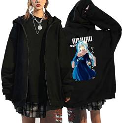 That Time I Got Reincarnated as a Slime Cosplay Sweatshirt Rimuru Tempest Zip Hoodie Cardigan Sweatshirt Casual Langarm Jacke Outwear für Männer Frauen von xhomeshop