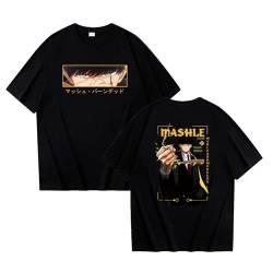 Unisex Mashle: Magic and Muscles T-Shirt Mashle Kurzarm-Pullover mit O-Ausschnitt Mash Burnedead Anime Druck Tops von xhomeshop