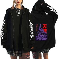 xhomeshop Anime Eva Hoodie Rei Ayanami Sweatshirts Ayanami Rei Pullover Eva Engel Cosplay Evangelion Strickjacke mit Zipper von xhomeshop