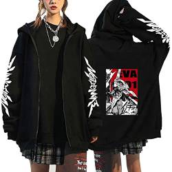 xhomeshop Anime Eva Hoodie Rei Ayanami Sweatshirts Ayanami Rei Pullover Eva Engel Cosplay Evangelion Strickjacke mit Zipper von xhomeshop