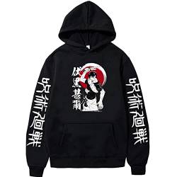 xhomeshop Anime Jujutsu Kaisen Hoodie Fushiguro Toji Langarm-Sweatshirt Jujutsu Kaisen Fushiguro Toji Cosplay Casual Hoodie Pullover Männer Frauen von xhomeshop