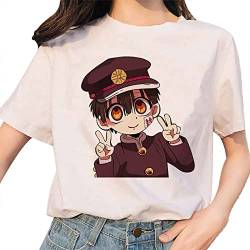 xhomeshop Anime Toalettbunden Hanako-kun Svart T-Shirt Snygg Casual Kortärmad Topp Gojo Satoru Cosplay T-Shirts Unisex von xhomeshop