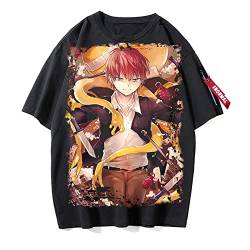 xhomeshop Assassination Classroom T-Shirt Anime Print Kreative Tops Lose Casual Street Style T-Shirt Damen Herren von xhomeshop