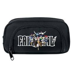 xhomeshop Fairy Tail Anime große Kapazität Pen Bag Natsu Dragion Student Pencil Case Travel Simple Stationery Bag School Office Storage Bag von xhomeshop