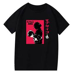 xhomeshop Mob Psycho 100 T-Shirt Bequeme Lässige Kurzarm-Oberteile Loses Plus Size T-Shirt für Männer und Frauen von xhomeshop