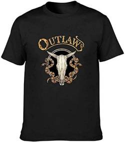 The Outlaws Southern Clothing T Shirt BlackL von xiaoming