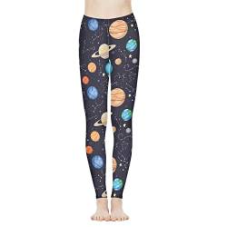 xixirimido Leggings für Damen, Übergröße, Yogahose, Fitnessstudio, Strumpfhose, Bauchkontrolle, Po, Lifting, Activewear, Universum Planet, XXX-Large von xixirimido