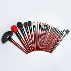 DSHGDJF 24 Make-up-Pinsel-Set, Make-up-Pinsel mit Holzgriff, Rouge-Pinsel, Make-up-Werkzeuge von xnvdojt