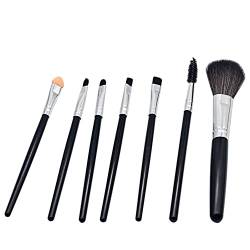 DSHGDJF 7-teiliges tragbares Make-up-Pinsel-Set Lidschatten-Grundierungspulver Wimpern Concealer Blush Soft Hair Brush Cosmetic Kit von xnvdojt