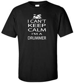 I Can't Keep Calm I'm A Drummer Adult T T-Shirts Hemden(XX-Large) von xushi