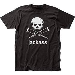 Jackass Logo Adult Fitted Jersey T Shirt Tee Black L von xushi