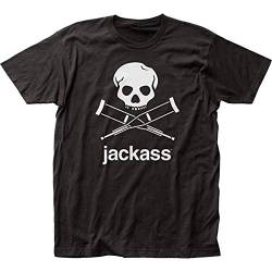 Jackass Logo Adult Fitted Jersey T Shirt Tee Black XL von xushi
