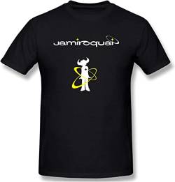 Jamiroquai Band Men's Classic Basic Super Soft Cotton T-T-Shirts Hemden Summer(Large) von xushi