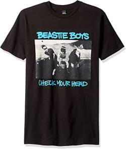 Men's Beastie Boys Adult Short Sleeve T T-Shirts Hemden Check Your Head Black (Medium) von xushi