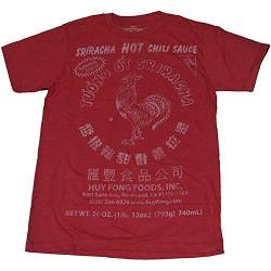 Sriracha Hot Sauce T Shirt Red L von xushi