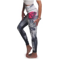 YAKUZA Leggings Diffuse mit mittelhohem Bund und integrierter Einschubtasche von yakuza