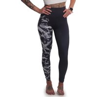 YAKUZA Leggings Graveyard mit mittelhohem Bund und Beintasche von yakuza