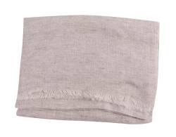 yanopurna Kaschmir Tuch – aus 100% Kaschmirwolle, 68x190 cm, Cashmere Schal handgewebt aus Nepal, Unisex, Handwäsche, Hellgrau, Fischgrätmuster klein von yanopurna