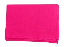 yanopurna Kaschmir Tuch – aus 100% Kaschmirwolle, 68x190 cm, Cashmere Schal handgewebt aus Nepal, Unisex, Handwäsche, Pink von yanopurna