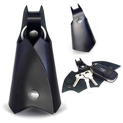 yeemeen Schlüsseletui Leder, Batman Schlüsselanhänger, Batman Schlüsseletui, Key organizer mit Schlüsselring für 1-5 Schlüssel, Schlüssel Organizer von yeemeen