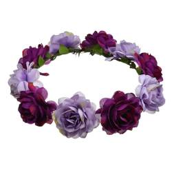 Blumen-Haarband, Blume, Rose, leichte Girlande, Krone, Kopfschmuck, realistisch von yeeplant