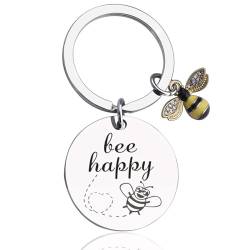 Funky Style Teachers' Day Simple Creative Backpack Charm Unique Cute Pendant Keychain, 1, Edelstahl, Kein Edelstein von yeeplant