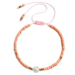 yeeplant Perlenarmband im koreanischen Stil mit künstlichen Perlen, Schmuck-Accessoire, Perlen, Kein Edelstein von yeeplant