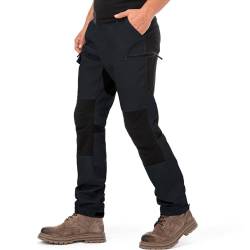 yeyity Wanderhose Herren Outdoor Hosen Robust Atmungsaktiv Langlebig Taktische Hose Arbeitshosen Männer zum Outdoor-Aktivitäten und Außenarbeiten(9925,Grau,2XL) von yeyity