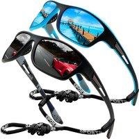 yhroo Fahrradbrille Polarisierte Sonnenbrillen, Radfahren, Angeln und Bergsteigen, (Geeignet für Männer und Frauen, UV-400-Schutz, UV-Schutz, 1-St., Polarisierende Sonnenbrille, Sportbrille, Fahrradbrille), Sommerliche modische Sonnenbrillen für Outdoor-Urlaubsreisen. von yhroo