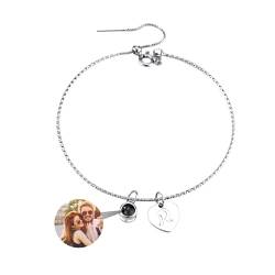 yrozvw Personalisierte Foto Armbänder benutzerdefinierte Projektion Armbänder mit Bild innen Customized Name Armbänder 100 Sprachen Ich liebe dich Armband Geschenke für Frauen Weihnachten Hochzeit von yrozvw