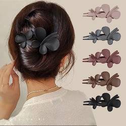 ysister Haarspangen Damen Groß 5 Stück Haarklammer Haarklammern Matt Französisch Haar Accessoire Frauen Mädchen Big Hair Clip Haarspange für Frauen Damen Mädchen Dünnes oder Dickes Haar von ysister