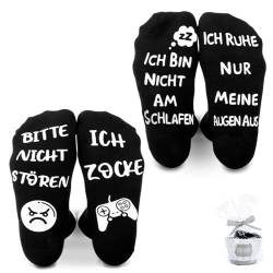 yumcute Lustige Socken Geschenke für Männer, Frauen, Papa und Opa, Socken mit Spruch, Geburtstagsgeschenk Weihnachtsgeschenke für Männer Opa Papa Socken Herren 37-44 von yumcute