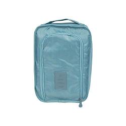 yuwqqoajv Leichte und schützende Reisetasche für einfachen Transport, Aufbewahrungstasche aus Nylon für den Außenbereich, Schuh Organizer, Blau von yuwqqoajv