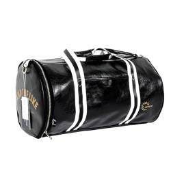 yuwqqoajv PU Druck Basketball Trainingstasche Robuste große Kapazität Athleten Top männliche Reisegepäcktasche PVC Frauen Fitnesstasche, Alles schwarz von yuwqqoajv