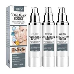 2023 New EELHOE Collagen Boost Anti-Aging Serum, EELHOE Collagen Boost Anti Aging Serum,Collagen Boost Anti-Aging Serum, Feuchtigkeitsspendende Nährende Essenz, Kollagen-Booster für Gesicht (3Stück) von yuyuanDO
