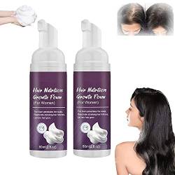 KERA'GRO Haar-Belebungsschaum Shampoo, Exalted Hair-Revive Foam Shampoo, Anti Haarverlust Shampoo, Schaum Haarausfall Shampoo, Anti-Haarausfall-Behandlung für dünner werdendes Haar (2PCS) von yuyuanDO