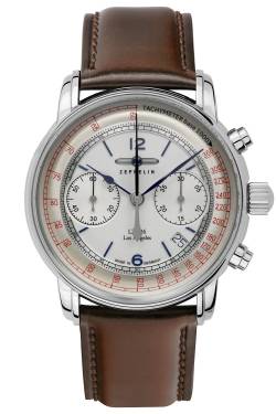 Zeppelin 8614-5 Herren-Chronograph Automatik LZ126 Los Angeles mit Lederband von zeppelin