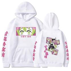 Anime Demon Slayer Hoodie Kawaii Druck Kanroji Mitsuri Lose Casual Pullover Männer/Frauen Cosplay Streetwear (XXL,Color 02) von zhedu