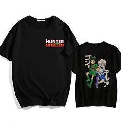 Anime Hunter X Hunter T-Shirt Bedrucktes Harajuku Fashion Unisex Hip Hop T-Shirt Tops (XL,Color 01) von zhedu